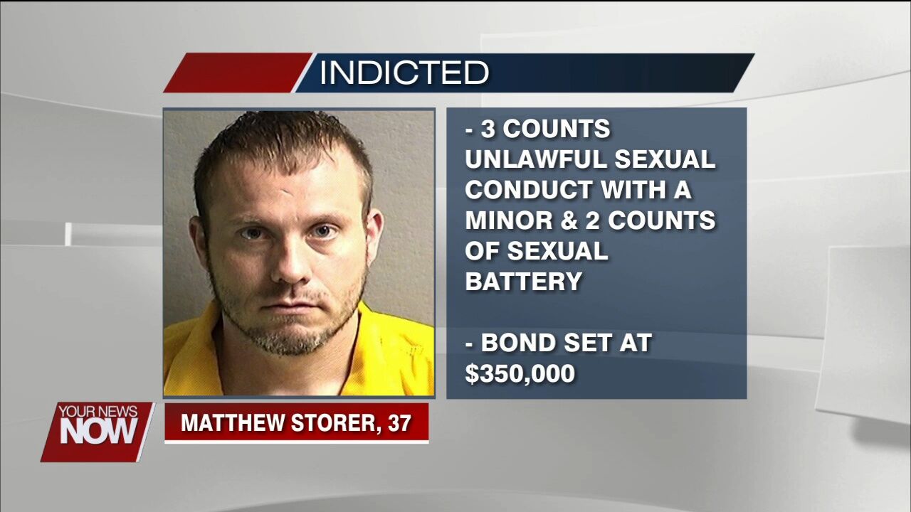 Auglaize County grand jury indicts Matthew Storer on several sex-related charges